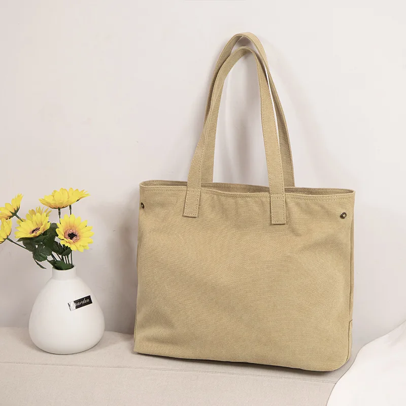 

Tote Bags for Women 2021 New Simple Canvas Bag Large Capacity Storage Tote Bag Ladies Single Shoulder Bag Purses and Handbags Gg