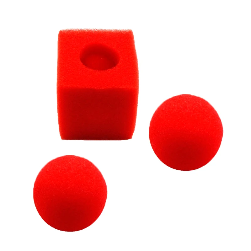 Free Shipping Magic Sponge Ball Two Circles One Square Super Elastic Children's Projects Toy High Quality Red | Игрушки и хобби