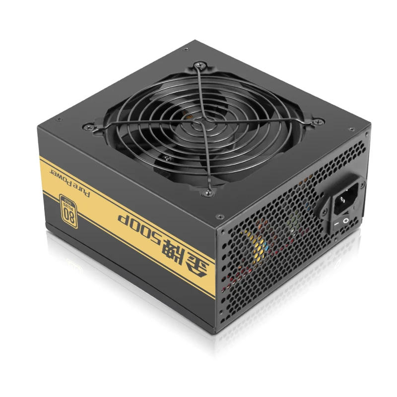 

Gold Medal 500P Power Supply Rated 500W 80PLUS Gold Certification ATX PSU