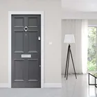 3D наклейка на дверь, простой креативный стикер для дома, самоклеящиеся водостойкие наклейки для ремонта спальни