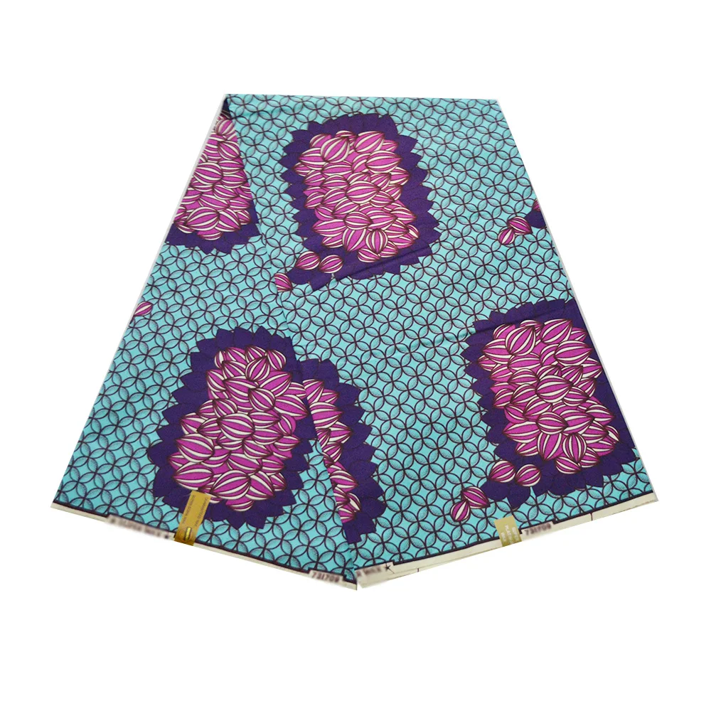 

Ткань с принтом воска Анкары, африканская нигерийская Гана, 100% хлопок, воск пэнж для платья батика, вечерние ринки, свадьбы, 6 ярдов