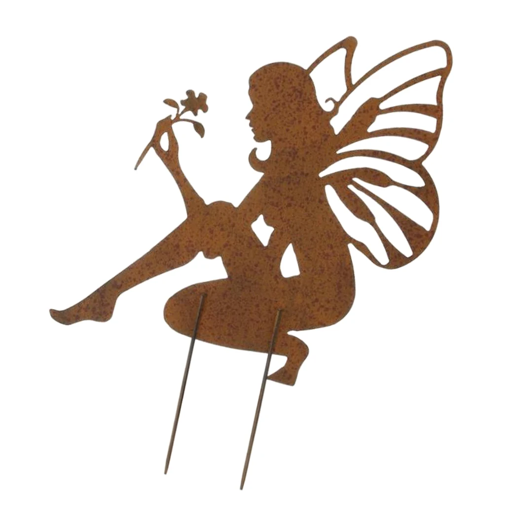 Большой садовый Ангел/Сказочный металлический декоративный двор для украшения