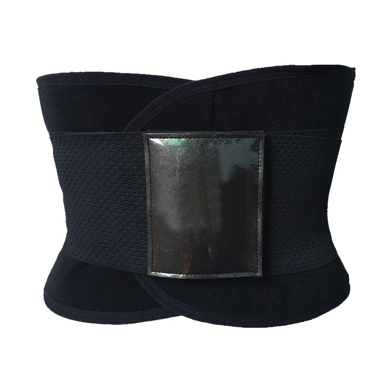 Thermo Body Shaper Waist Trainer Trimmer Fitness Xtreme Power Belt Modeling Shapewear Wrap Workout Slimming Corset Waist Cincher - Цвет: Черный