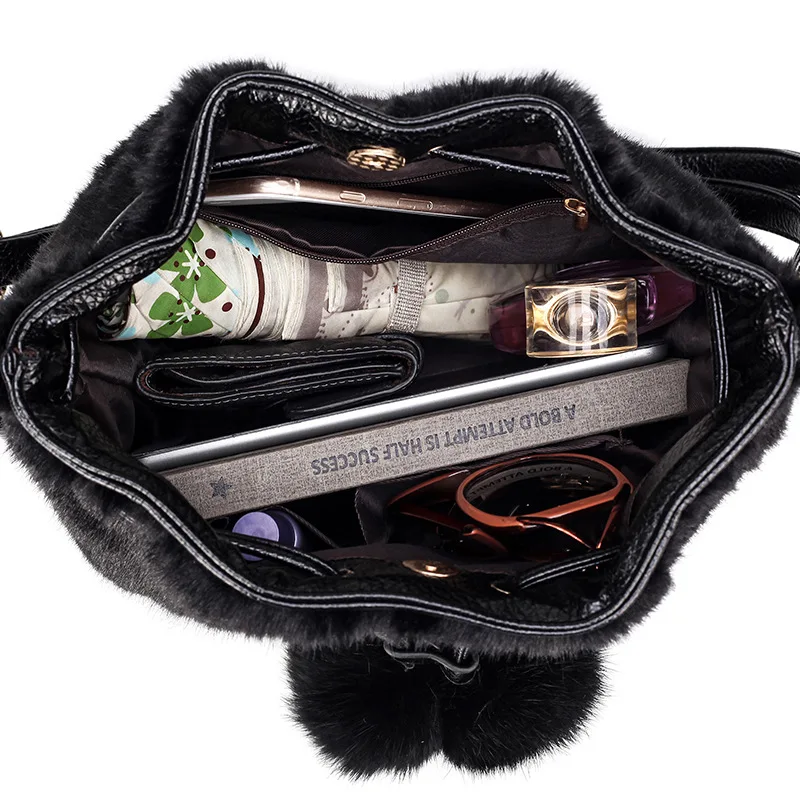 

Women's Bag Bucket Bag Winter New Shoulder Diagonal Bag Bags for Women 2018 Women Bag Shoulder Messenger Bag