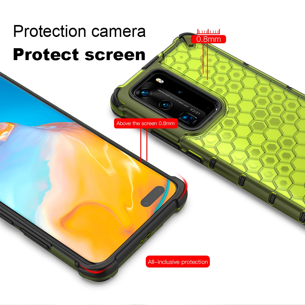 Чехол KEYSION для телефона противоударный Huwei P40 Lite P30 Pro Mate 30 20 Honor 30S 8X 8A 9X Y9S 6S Y6 Y7 Y9 2019 |