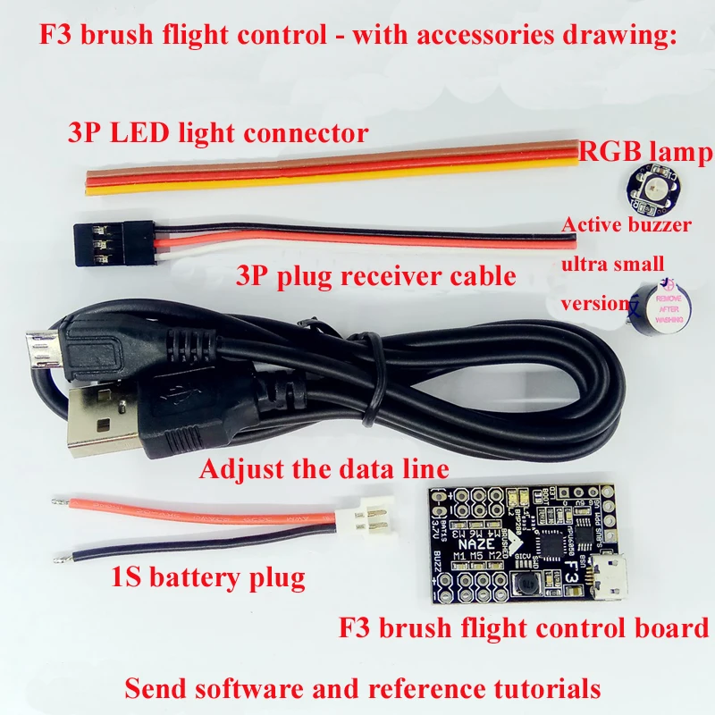 1 шт. 1S F3 FC полая чашка Бортовая плата контроллера полета барометр для Q100 рама 8520