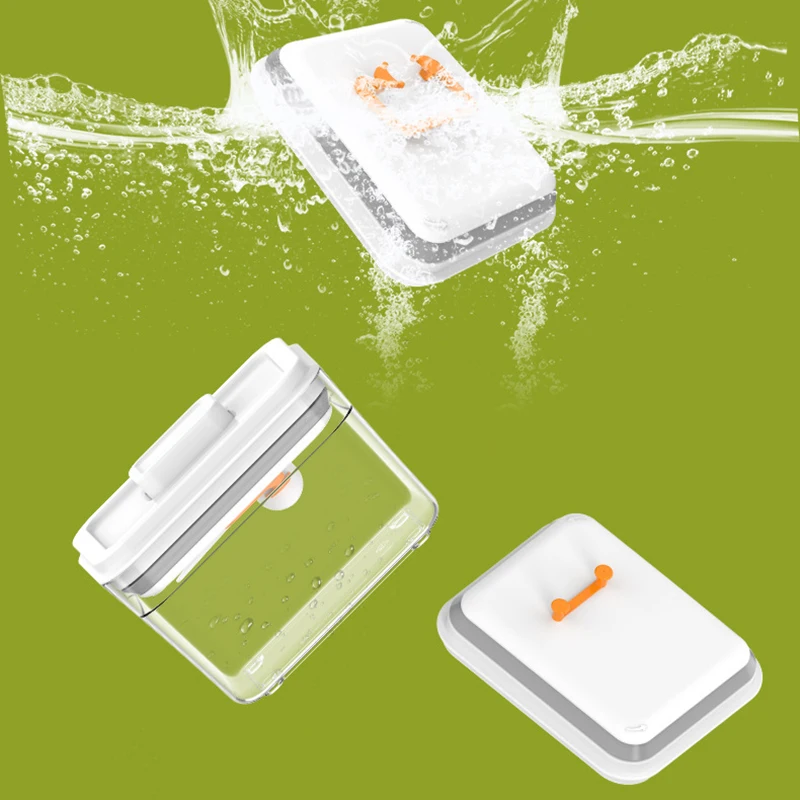 

NEW Airtight Multifunctional Food Container Sealed Transparent Storage Box for Kitchen
