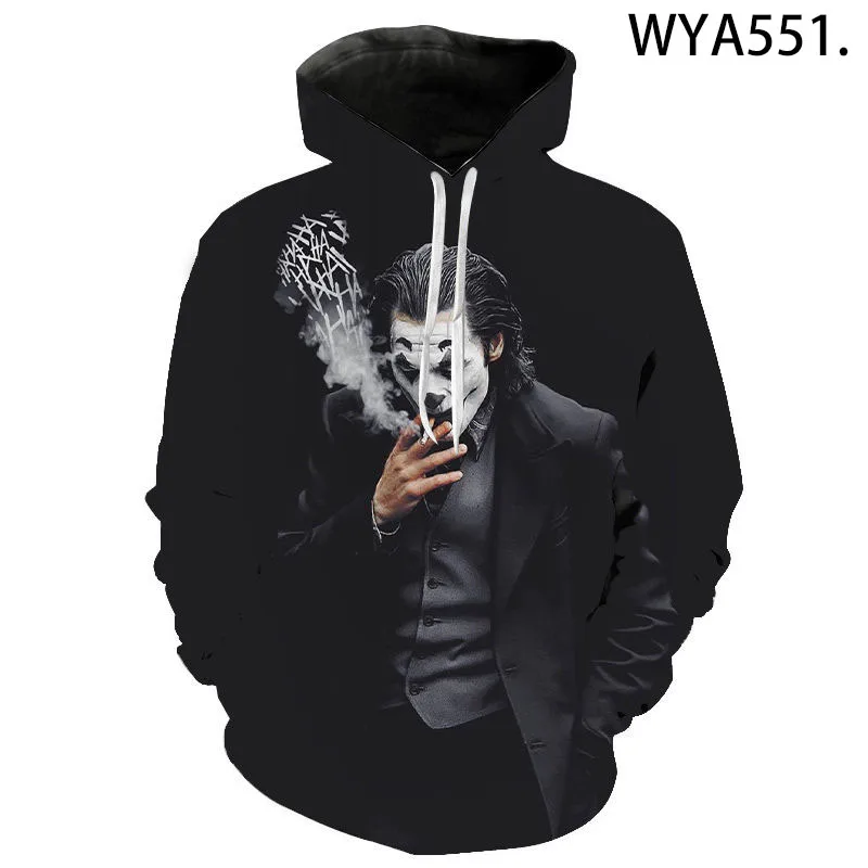 Толстовка с капюшоном для мужчин и женщин Модный свитшот 3D принтом пуловер