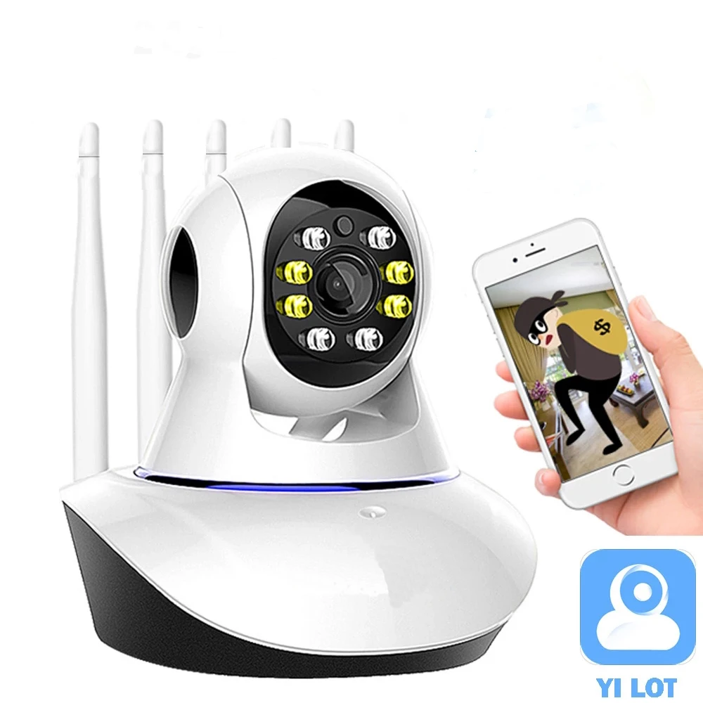 

HONTUSEC Full HD 1080P WiFi IP Camera Motion Detection Security Cam 360° Indoor Surveillance CCTV Camera Wireless Baby Monitor