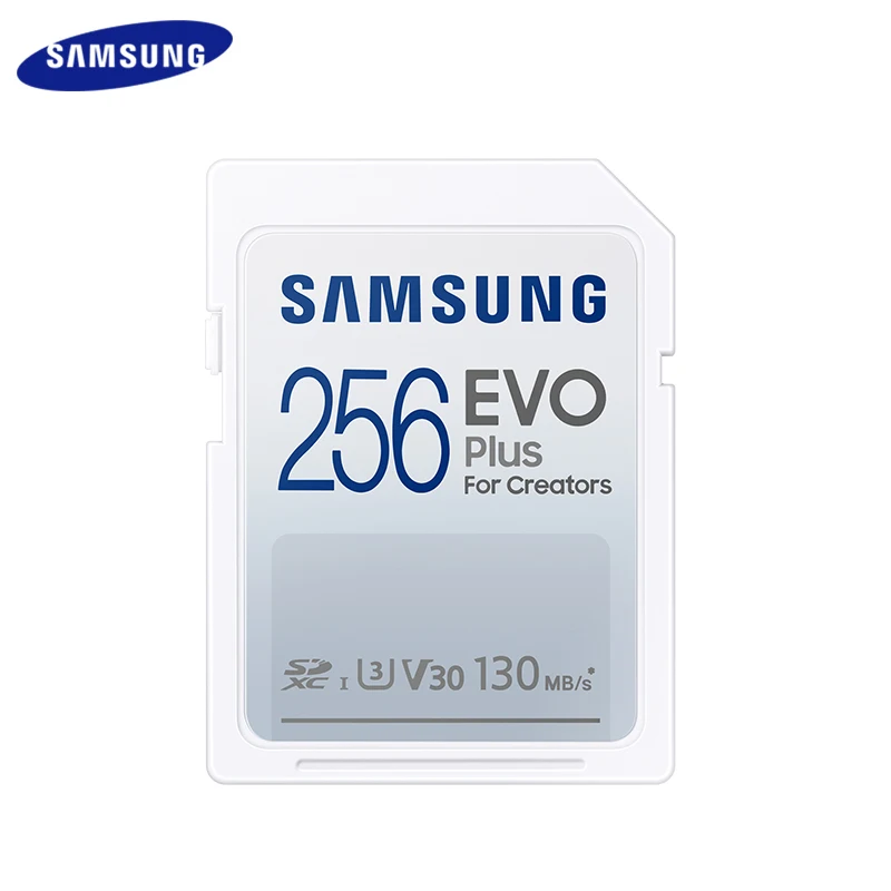 

Карта памяти SAMSUNG EVO Plus SDHC/SDXC SD карта 4K UHD класс 10 150 МБ/с./с UHS-I 128 ГБ 256 ГБ U3 V30 32 Гб 64 Гб U1 V10 флэш-карта