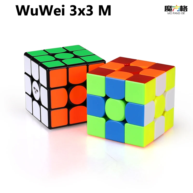 

Best Sale QiYi MoFangGe WuWei M 3x3x3 Magic Cube Magnetic Professional WCA GTS2 M 3x3 Speed Magnets Magico Cubo Educational Toys