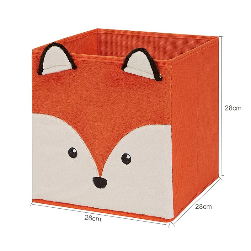 

Cartoon Animal Folding Storage Box Dirty Clothes Collecting Case Non Fabric Moisture-proof Toys Basket Underwear Bra Organizer