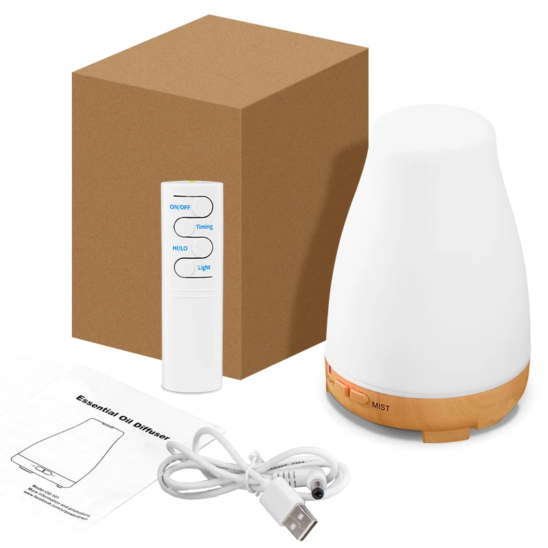 

KBAYBO humidifier aroma diffuser essential oil diffuser aromatherapy air humidfier with remote control LED night light for home