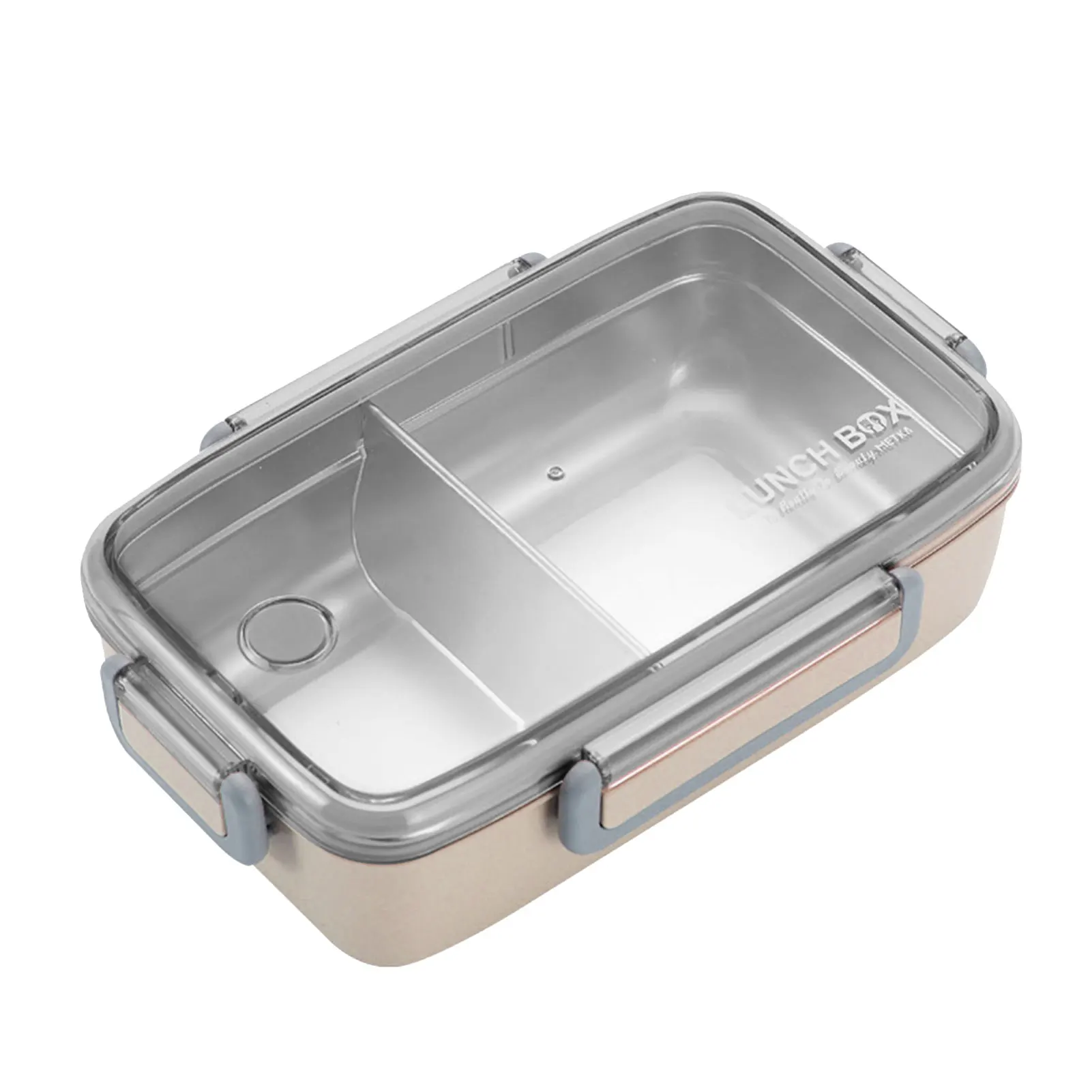 

Adults Lunch Box Stainless Steel Camping Office Fruits Bento Case Food Container For Children Student Gift With Divider School