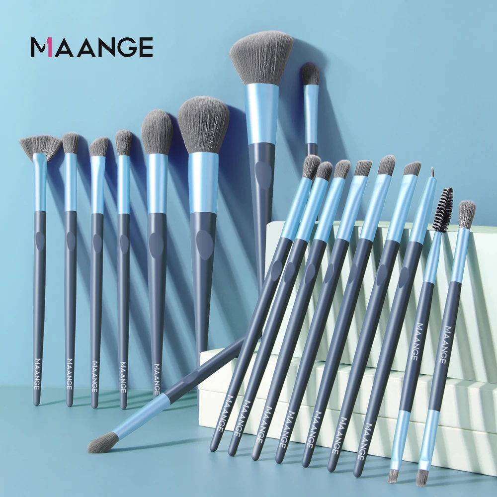 MAANGE 10/18 шт кисти для макияжа Тени век основа Румяна смешивание Красота