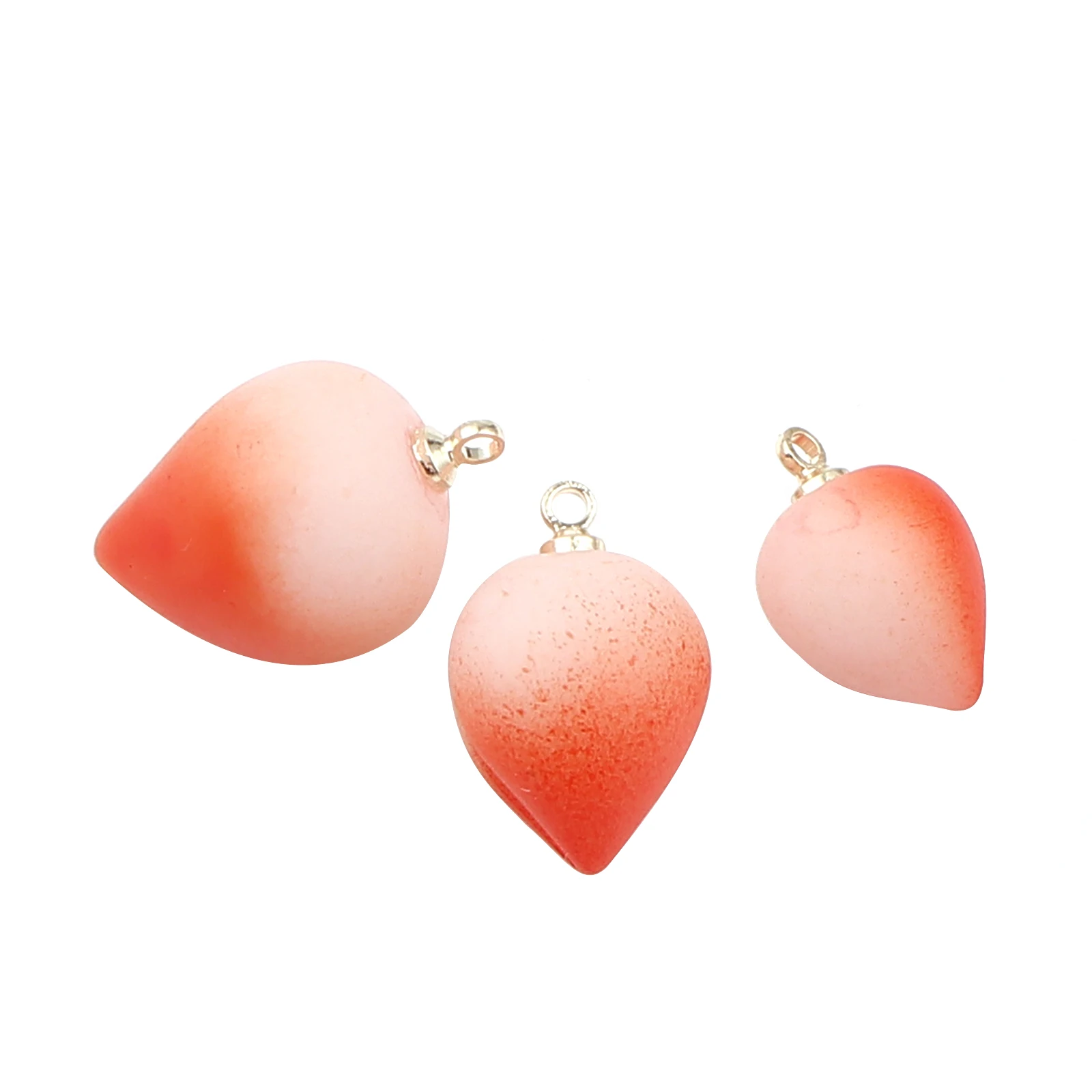 

Подвески из смолы DoreenBeads, в форме персика, ярко-розовых фруктов, для самостоятельного изготовления ожерелья для женщин и девочек, 3 шт.