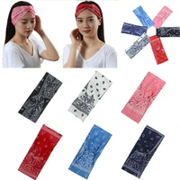 women headband hairband hair band new elastic wrap twist knot turban sports