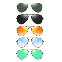 men fashion trend sunglasses uv 400 protection block high definition vision alloy frame comfortable and light