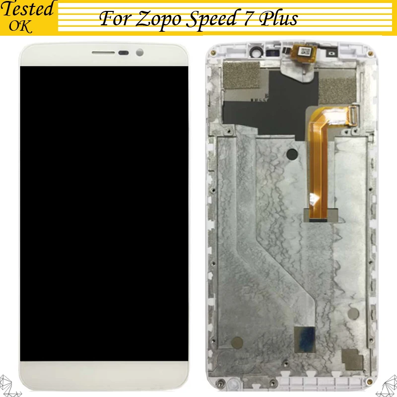 100% Протестировано работает с ЖК-дисплеем Zopo Speed 7 Plus Zp952 со стандартными запасными