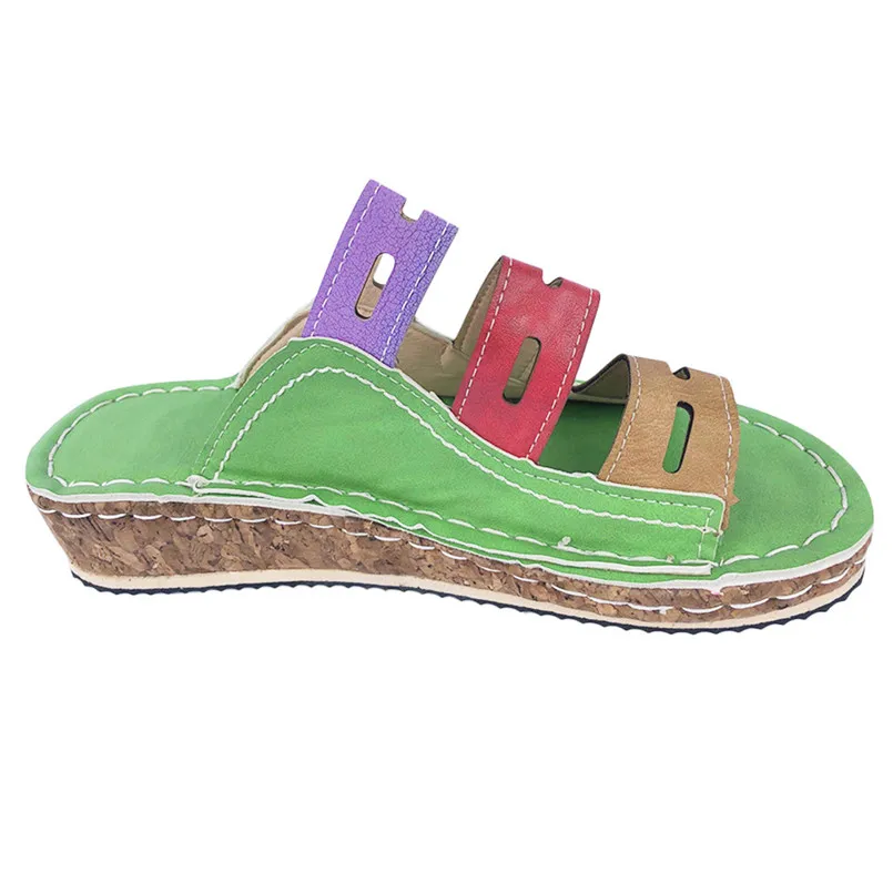 Женские модные сандалии гладиаторы большого размера повседневные босоножки на