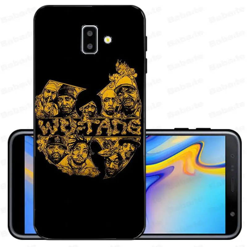 Wu-Tang Wu Tang Clan черный ТПУ Мягкий силиконовый чехол для телефона samsung Galaxy j6 plus A6 A8 A9 A10 A30 A50 Coque Shell