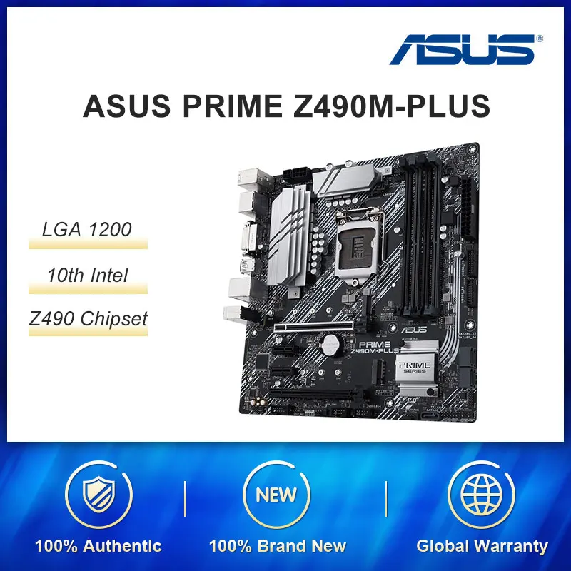 PRESELL ASUS PRIME телефон LGA1151 настольный компьютер MASTER OFFICE GAMING MATX Z490 intel LGA 1200