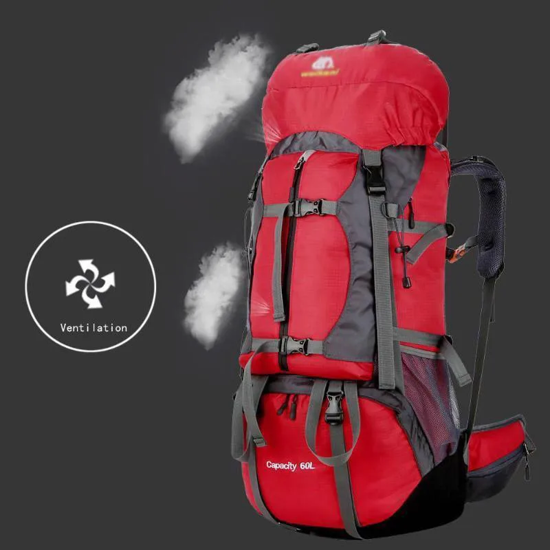 Большая вместительная походная сумка 60л уличные походные рюкзаки большой