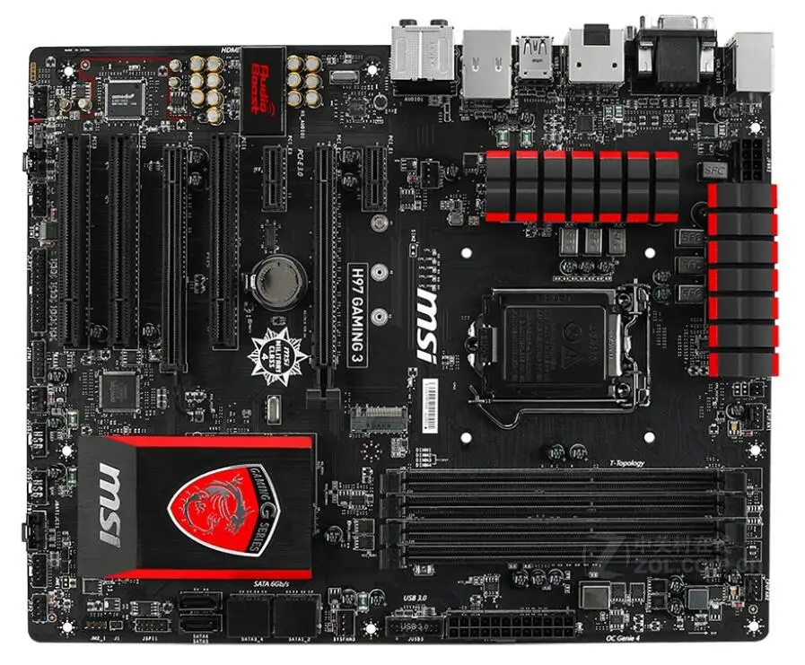 MSI H97 игровой 3 материнская плата H97 DDR3 LGA 1150 ПК Разъем LGA 1150 i7 i5 i3 DDR3UBS3.0 доски