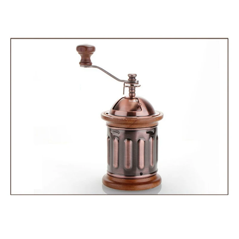 

Hand-Cranked Grinder Metal Copper Pot Coffee Bean Grinder & 304 Stainless Steel with Pull-Down Press Spray Faucet