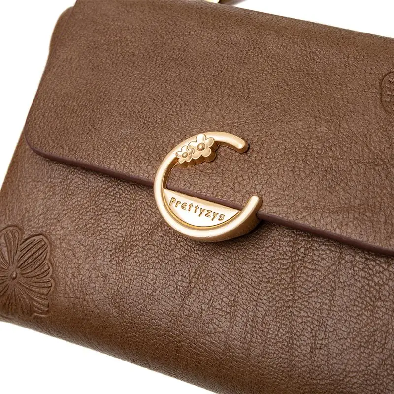 

PU Leather Short Wallet Women Fashion Designer Credit Card Holder Hasp Coin Purses Ladies Wallets 2021 New