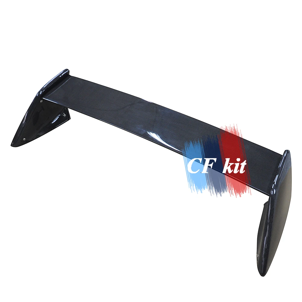 CF комплект Настоящее углеродное волокно спойлер крыла для EVO 8th 2003-2005 задний