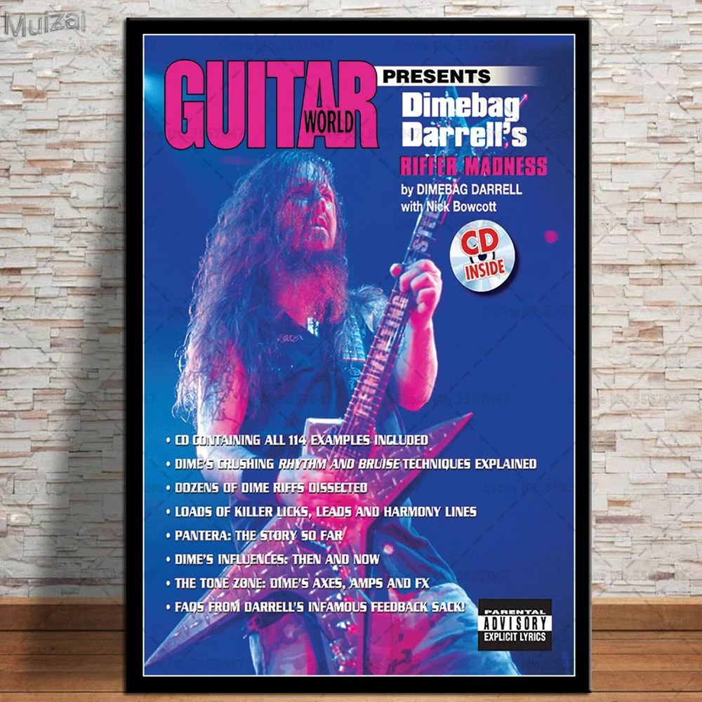 Художественный постер даймбэг Даррелл холст ретро настенные картины принты для