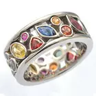 Женское кольцо с камнем в стиле ретро