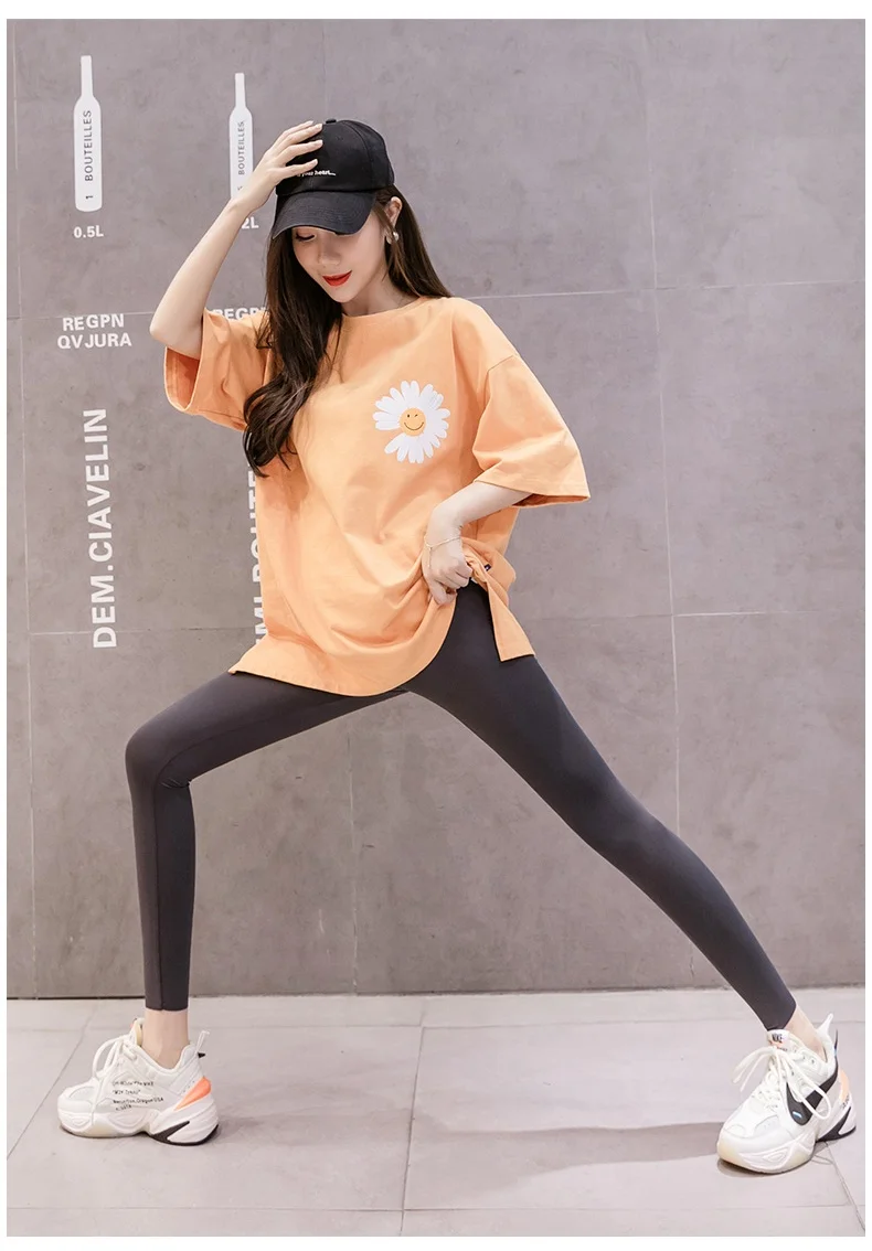 Новинка весна лето 2021 леггинсы для ухода за беременными брюки беременных Модная