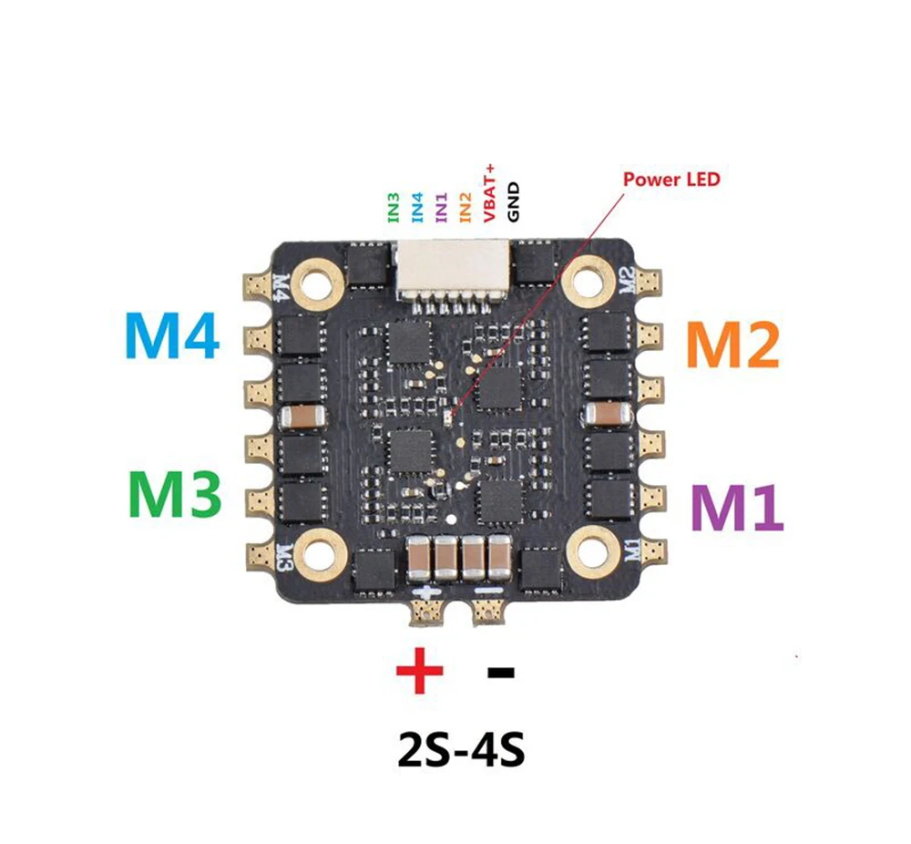 Mini F3 / F4 Flytower управление полетом интегрированный OSD встроенный 5 в 1A BEC 25A 4 1 ESC 2 4S