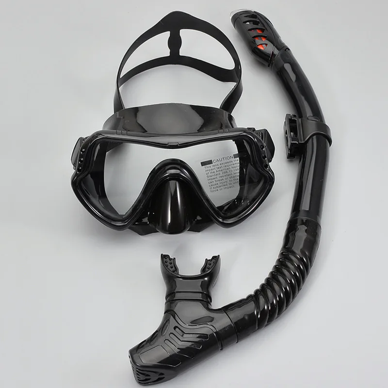 

Противотуманная силиконовая маска для подводного плавания, полностью сухая трубка, очки для дайвинга, герметичный продувочный клапан, проф...
