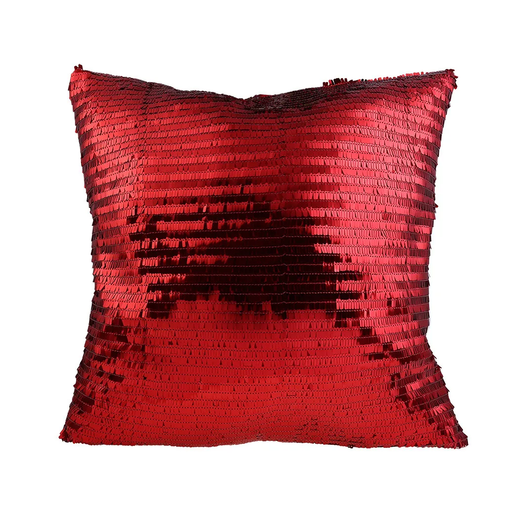 Чехол для подушки блестящий декоративный чехол дивана с серебряными блестками |