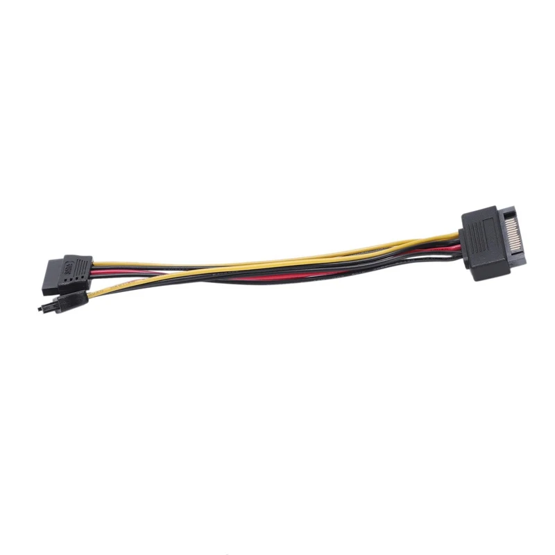 Sata шнур питания с жестким диском 15 pin одна минута двумя поворотными разъемами