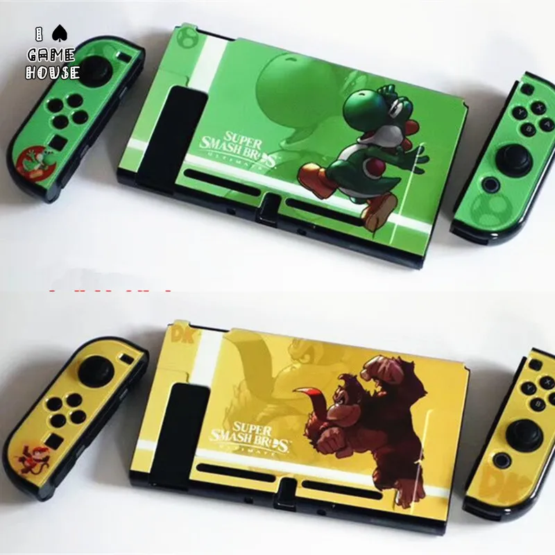 FoPcc NS цветной узор Жесткий Кристальный защитный чехол для Nintendo Switch | Электроника