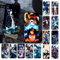 blue exorcist phone case for iphone 13 11 12 13 mini pro xs max 8 7 6 6s plus x 5s se 2020 xr case