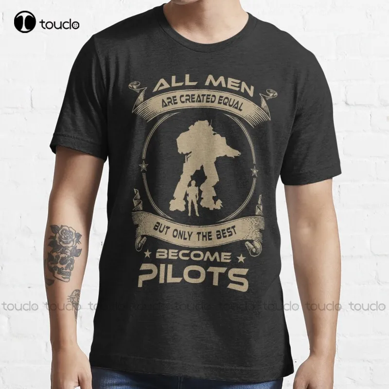 

New Only The Best Become Pilots T-Shirt Cotton Tee Shirt shirt Custom aldult Teen unisex digital printing Tee shirt
