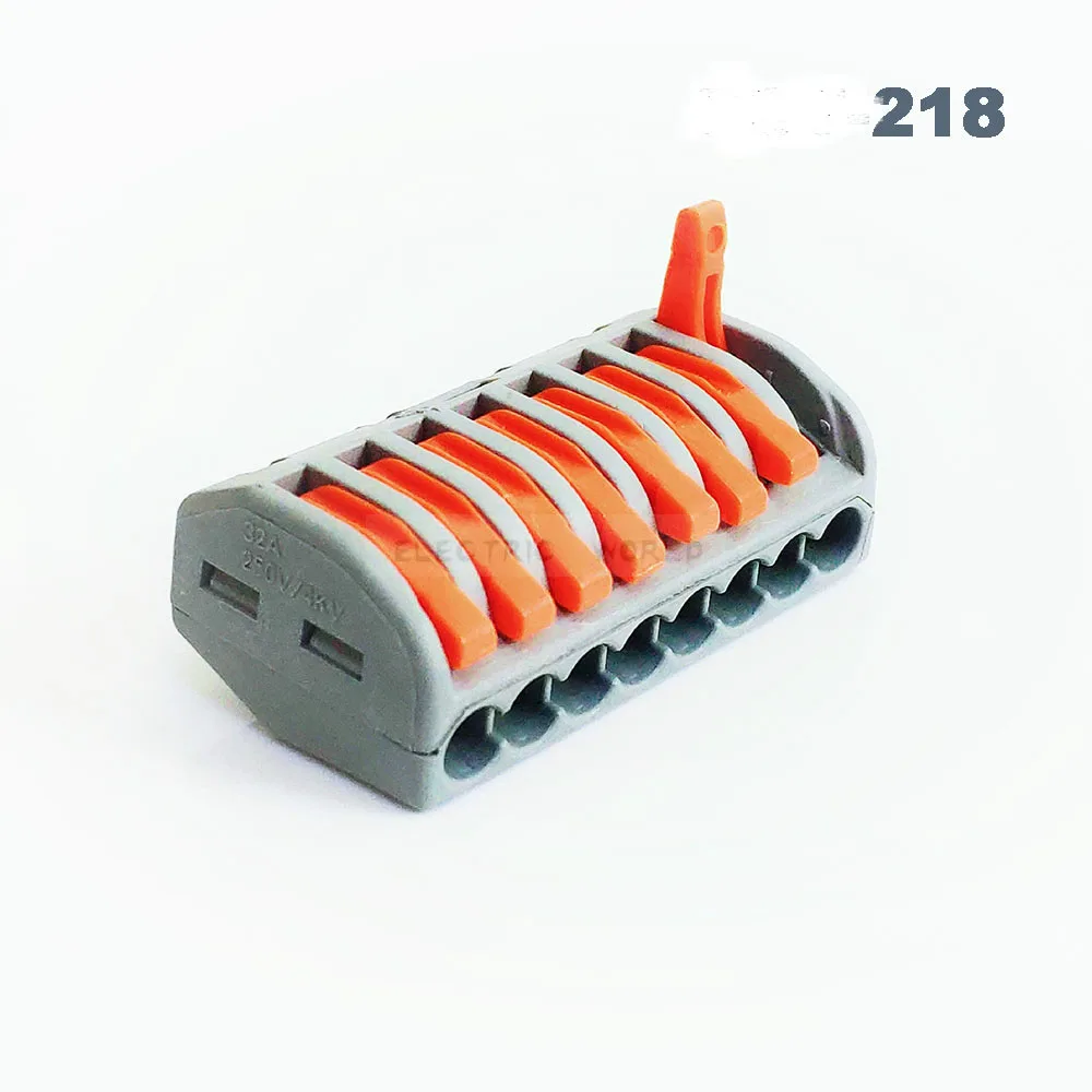 Соединители для проводов Кабельные Клеммы блок 218 Кабельный соединитель нового