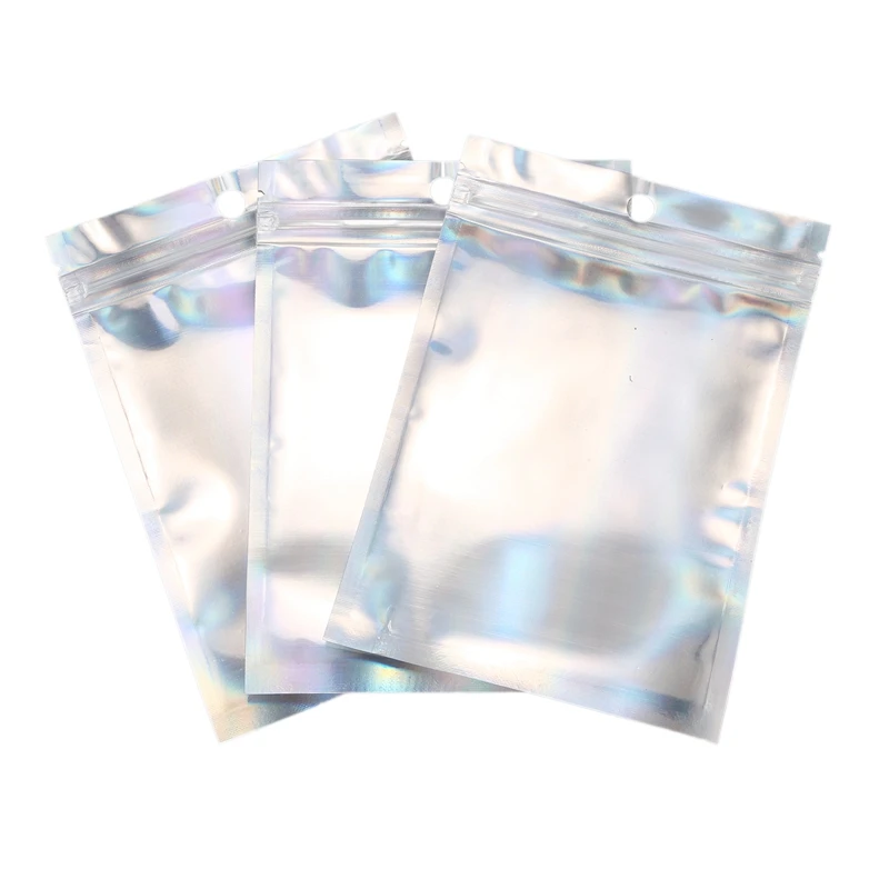 Многоразовые Пакеты с защитой от запаха мешок из фольги на плоской молнии для