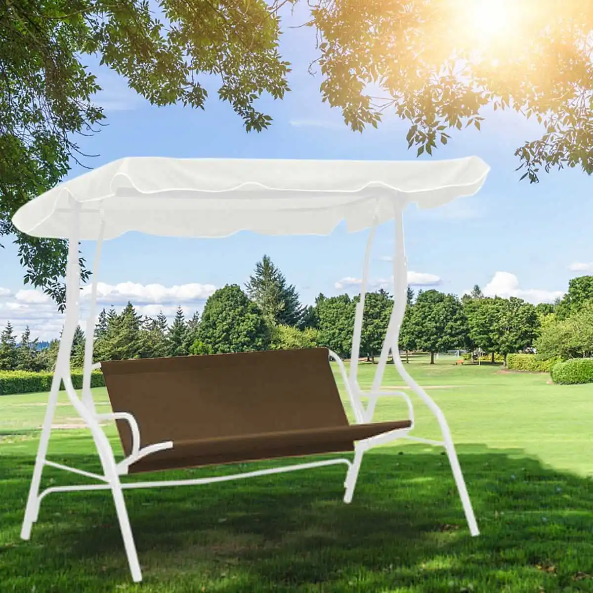 4 вида цветов 3-х местный водонепроницаемый чехол для качелей Сменный Чехол