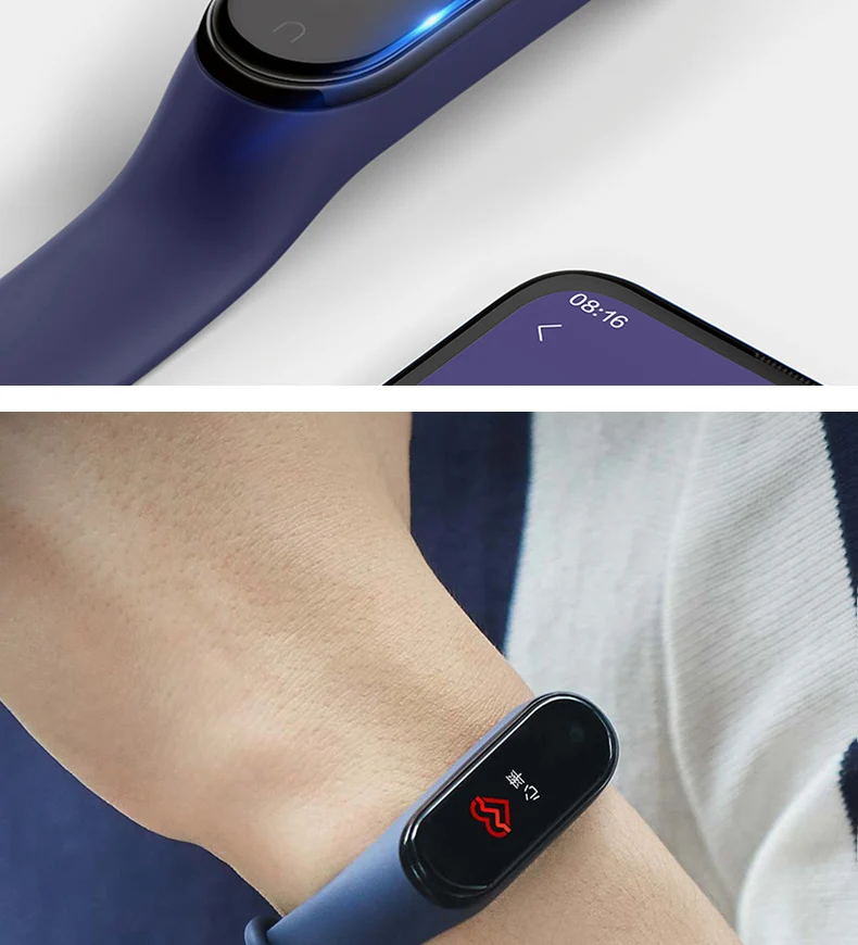 Защитная пленка для Xiaomi Mi Band 4 NFC Smart protector Mi Band 4 glass(не закаленное стекло) Взрывозащищенная/Защита от царапин