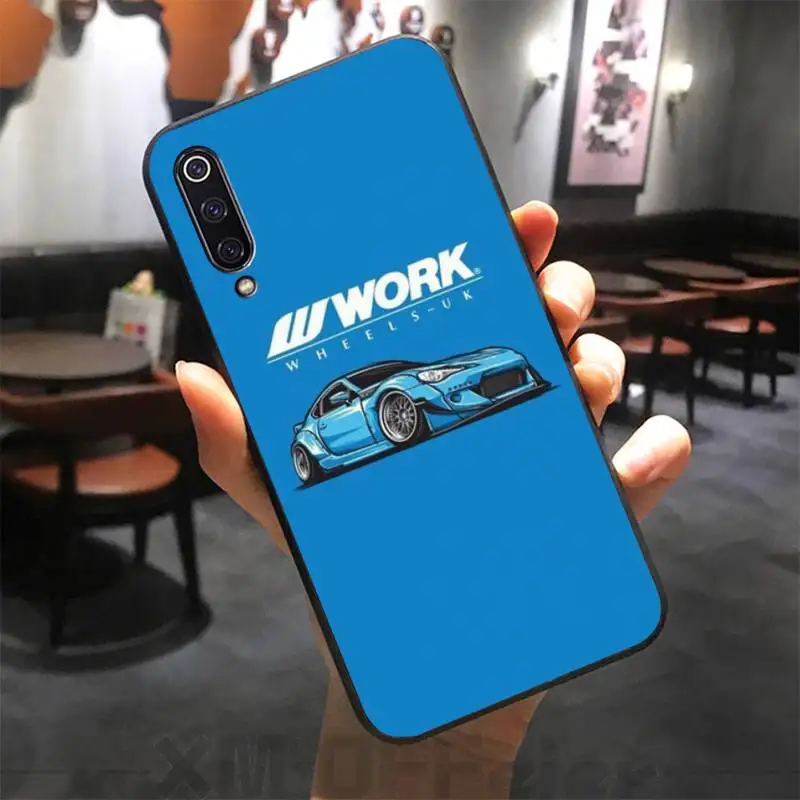 HaNismt винтажный мультяшный автомобиль Новое поступление черный чехол для