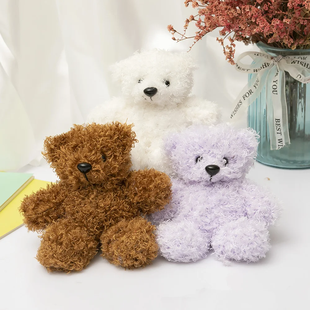 

New Soft Stuffed Plush High Quality Mini 13CM Bear Plush Pendant Children Gifts Christmas Wedding Gifts Stuffed Animals