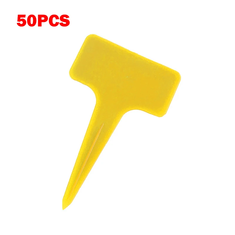 50 шт. маркеры для растений многоразовые пластиковые этикетки 6x10cm