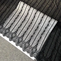 soft quality lady underwear clothing diy sewing lace nice eyelash chantilly lace for wedding gown 1 53 meters stripe design
