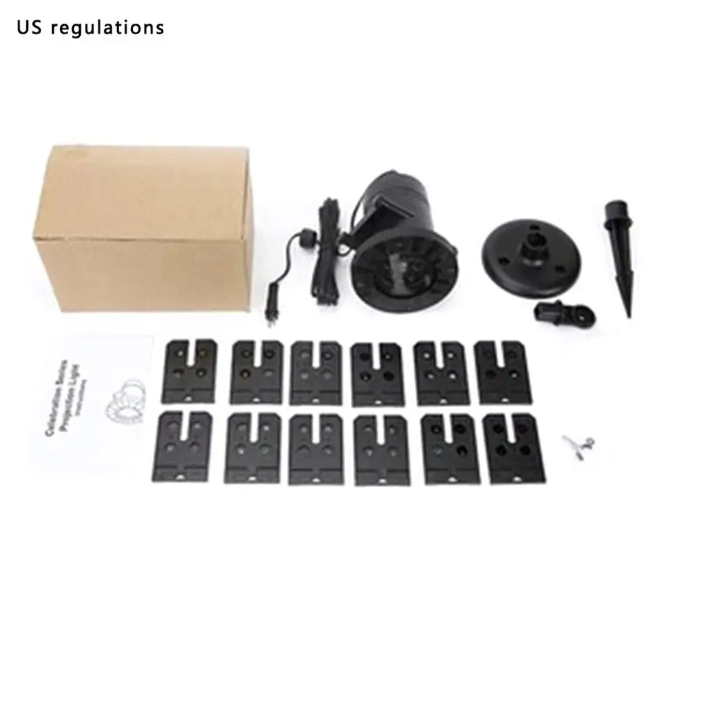 Светодиодный лазерный проектор в виде снежинки светильник для дискотеки